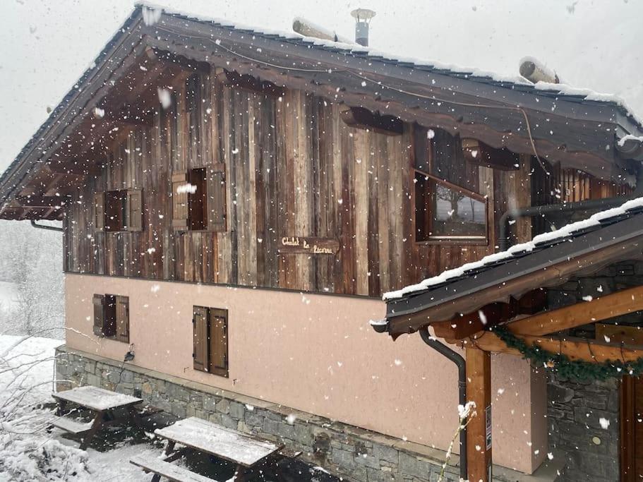 Chalet 6 Chambres A 3 Min Des Pistes Des 3 Vallees St Martin De Belleville Saint-Martin-de-Belleville Exterior foto